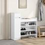 Mueble zapatero madera de ingeniería blanco 100,5x28x100 cm by , Shoe racks and shoe organizers - Ref: Foro24-840422, Price: ...