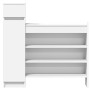 Mueble zapatero madera de ingeniería blanco 100,5x28x100 cm by , Shoe racks and shoe organizers - Ref: Foro24-840422, Price: ...