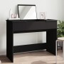Tocador con espejo negro 100x45x76 cm de , Tocadores para dormitorios - Ref: Foro24-840696, Precio: 145,13 €, Descuento: %