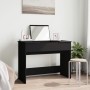 Tocador con espejo negro 100x45x76 cm de , Tocadores para dormitorios - Ref: Foro24-840696, Precio: 145,13 €, Descuento: %