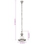 Lámpara colgante de aluminio 24x24x137 cm by , Lamps - Ref: Foro24-357842, Price: 74,12 €, Discount: %
