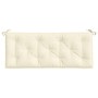 Cojín de banco de jardín tela Oxford crema 120x50x7 cm by , Cushions for chairs and sofas - Ref: Foro24-361585, Price: 37,45 ...