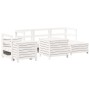 Juego de sofás de jardín 7 pzas madera maciza de pino blanco von , Gartensets - Ref: Foro24-3250525, Preis: 555,33 €, Rabatt: %