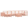 Juego de sofás de jardín 9 pzas madera maciza de abeto Douglas by , Garden sets - Ref: Foro24-3250694, Price: 523,42 €, Disco...