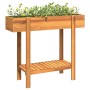 Jardinera arriate madera maciza de acacia 90x30x75 cm von , Töpfe und Pflanzgefäße - Ref: Foro24-366499, Preis: 99,72 €, Raba...