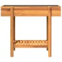 Jardinera arriate madera maciza de acacia 90x30x75 cm von , Töpfe und Pflanzgefäße - Ref: Foro24-366499, Preis: 99,72 €, Raba...