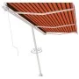 Orange und braune manuell einziehbare Fußmarkise 600x300 cm von vidaXL, Markisen - Ref: Foro24-3069600, Preis: 638,64 €, Raba...