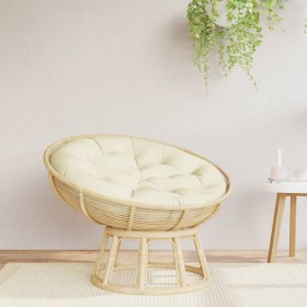 Cojín redondo tela Oxford color crema Ø 100x11 cm by , Cushions for chairs and sofas - Ref: Foro24-361964, Price: 52,19 €, Di...