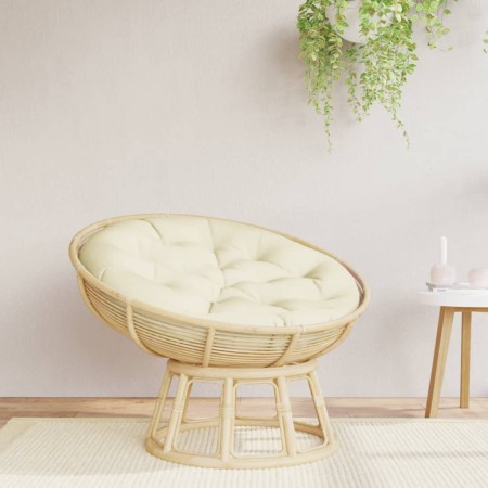 Cojín redondo tela Oxford color crema Ø 100x11 cm von , Kissen für Stühle und Sofas - Ref: Foro24-361964, Preis: 51,22 €, Rab...
