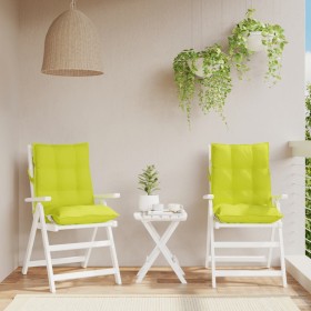Cojines para silla respaldo bajo 2 uds tela Oxford verde brillo von , Kissen für Stühle und Sofas - Ref: Foro24-377704, Preis...