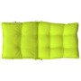 Cojines para silla respaldo bajo 2 uds tela Oxford verde brillo de , Cojines para sillas y sofás - Ref: Foro24-377704, Precio...