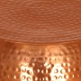 Mesa de centro de aluminio color latón Ø55x28 cm