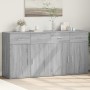 Aparadores 2 uds madera de ingeniería gris Sonoma 79x38x80 cm von , Sideboards - Ref: Foro24-3276621, Preis: 239,17 €, Rabatt: %