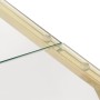 Mesa de centro dorada acero inoxidable y vidrio templado by , Coffee table - Ref: Foro24-349954, Price: 268,93 €, Discount: %