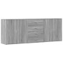 Aparadores 3 uds madera contrachapada gris Sonoma von , Sideboards - Ref: Foro24-3276614, Preis: 284,00 €, Rabatt: %