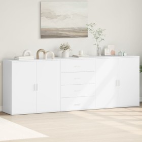 Aparadores 3 uds madera contrachapada blanco von , Sideboards - Ref: Foro24-3276609, Preis: 273,54 €, Rabatt: %
