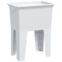 Fregadero de lavadero de resina blanco 59x41x75 cm by , Sinks - Ref: Foro24-4002799, Price: 121,12 €, Discount: %