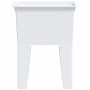 Fregadero de lavadero de resina blanco 59x41x75 cm by , Sinks - Ref: Foro24-4002799, Price: 121,12 €, Discount: %