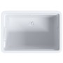 Fregadero de lavadero de resina blanco 59x41x75 cm by , Sinks - Ref: Foro24-4002799, Price: 121,12 €, Discount: %