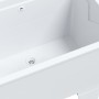 Fregadero de lavadero de resina blanco 59x41x75 cm by , Sinks - Ref: Foro24-4002799, Price: 121,12 €, Discount: %