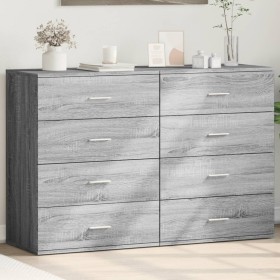 Aparadores 2 uds madera de ingeniería gris Sonoma 60x39x80 cm von , Sideboards - Ref: Foro24-3276628, Preis: 187,34 €, Rabatt: %