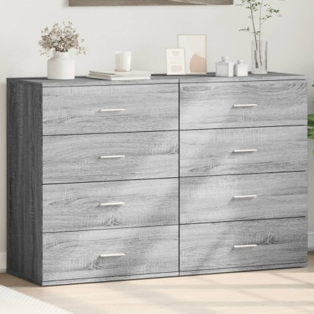 Aparadores 2 uds madera de ingeniería gris Sonoma 60x39x80 cm von , Sideboards - Ref: Foro24-3276628, Preis: 187,34 €, Rabatt: %