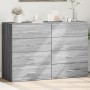 Aparadores 2 uds madera de ingeniería gris Sonoma 60x39x80 cm von , Sideboards - Ref: Foro24-3276628, Preis: 187,34 €, Rabatt: %