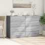 Aparadores 2 uds madera de ingeniería gris Sonoma 60x39x80 cm von , Sideboards - Ref: Foro24-3276628, Preis: 187,34 €, Rabatt: %