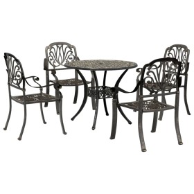 Juego de comedor de jardín 5 piezas aluminio fundido bronce by , Garden sets - Ref: Foro24-3216326, Price: 924,63 €, Discount: %