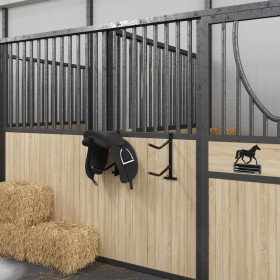 Soporte montura 2 brazos portátil con gancho brida hierro negro von , Sattelständer - Ref: Foro24-172431, Preis: 24,89 €, Rab...