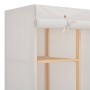 Armario de tela blanco 135x40x170 cm von , Kleiderschränke - Ref: Foro24-248196, Preis: 149,54 €, Rabatt: %