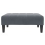 Reposapiés de terciopelo gris oscuro 77x55x31 cm von , Osmanen - Ref: Foro24-4007385, Preis: 68,72 €, Rabatt: %