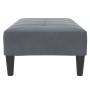 Reposapiés de terciopelo gris oscuro 77x55x31 cm von , Osmanen - Ref: Foro24-4007385, Preis: 68,72 €, Rabatt: %