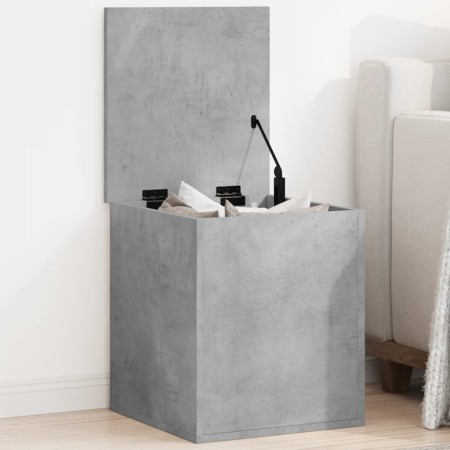 Caja de almacenaje madera ingeniería gris hormigón 40x42x46 cm by , Storage trunks - Ref: Foro24-840649, Price: 45,06 €, Disc...