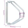 Soporte de pared para bicicletas 2 uds acero galvanizado von , Sockel und Stützen zum Abstellen von Fahrrädern - Ref: Foro24-...
