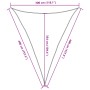 Toldo de vela poliéster oxford 100% gris claro 3x4x4 m de , Sombrillas - Ref: Foro24-4000916, Precio: 24,91 €