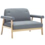 Sofá de 2 plazas tela gris claro by , Sofas - Ref: Foro24-246643, Price: 219,53 €, Discount: %