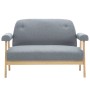 Sofá de 2 plazas tela gris claro by , Sofas - Ref: Foro24-246643, Price: 219,53 €, Discount: %