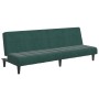 Sofá cama de 2 plazas con taburete terciopelo verde oscuro von , Sofas - Ref: Foro24-3258129, Preis: 304,57 €, Rabatt: %