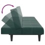 Sofá cama de 2 plazas con taburete terciopelo verde oscuro von , Sofas - Ref: Foro24-3258129, Preis: 304,57 €, Rabatt: %