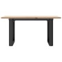 Mesa de centro marco O madera maciza pino y acero 80x50x40 cm von , Küchen- und Esstische - Ref: Foro24-3282662, Preis: 68,99...