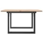 Mesa de centro marco O madera maciza pino y acero 60x60x40 cm von , Küchen- und Esstische - Ref: Foro24-3282660, Preis: 73,19...