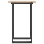 Mesa de comedor marco O madera maciza pino y acero 50x50x75 cm von , Küchen- und Esstische - Ref: Foro24-3282669, Preis: 75,7...