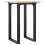 Mesa de comedor marco O madera maciza pino y acero 50x50x75 cm von , Küchen- und Esstische - Ref: Foro24-3282669, Preis: 75,7...