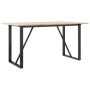 Mesa de comedor marco O madera maciza pino y acero 140x80x75cm von , Küchen- und Esstische - Ref: Foro24-3282676, Preis: 136,...