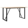 Mesa de comedor marco O madera maciza pino y acero 140x80x75cm von , Küchen- und Esstische - Ref: Foro24-3282676, Preis: 136,...