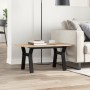 Mesa de centro marco Y madera maciza pino y acero 80x50x40 cm von , Küchen- und Esstische - Ref: Foro24-3282706, Preis: 72,50...