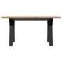 Mesa de centro marco Y madera maciza pino y acero 80x50x40 cm von , Küchen- und Esstische - Ref: Foro24-3282706, Preis: 72,50...