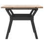 Mesa de centro marco Y madera maciza pino y acero 80x50x40 cm von , Küchen- und Esstische - Ref: Foro24-3282706, Preis: 72,50...