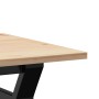 Mesa de centro marco Y madera maciza pino y acero 80x50x40 cm von , Küchen- und Esstische - Ref: Foro24-3282706, Preis: 72,50...